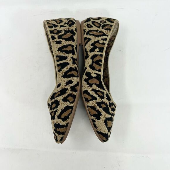 Skechers Cleo Claw-Some Ballet Flats Women's 7 Leopard Print Pointed Toe Slip-On - Picture 6 of 9